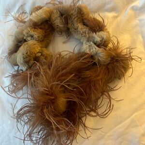 Exquisite Rabbithair scarf. Designed by me. One of a kind